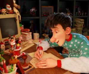 yapboz Arthur Christmas, dünyadaki tüm çocuklar mektupları yanıtlayan için sorumlu